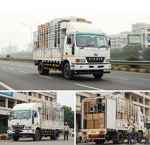 Complete Eicher 404 & 407 Transport Services in Pondicherry Reliable and complete Eicher 404 and 407 transport services for efficient goods delivery in Pondicherry